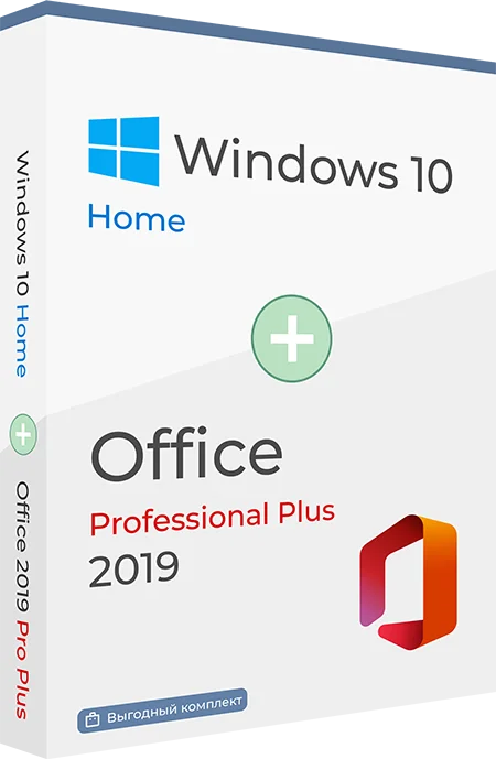 Windows 10 Home + Office 2019 Pro Plus